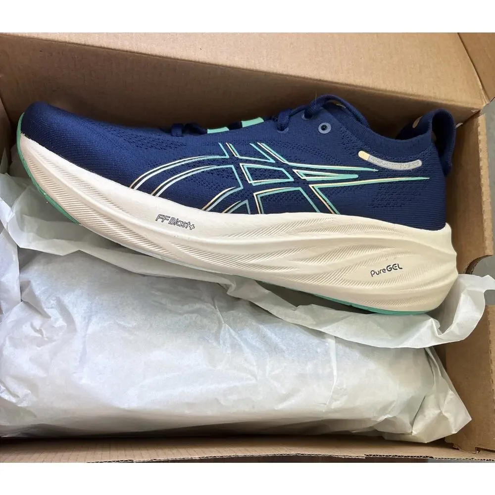 Asics Gel-Nimbus 26 1012B601-400 Sneakers Women's 9 Blue Expanse Running Shoes